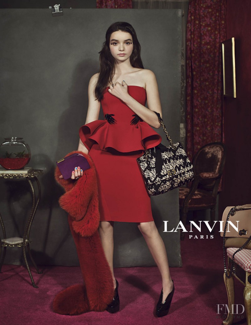 Rachel Trachtenburg featured in  the Lanvin advertisement for Fall 2012