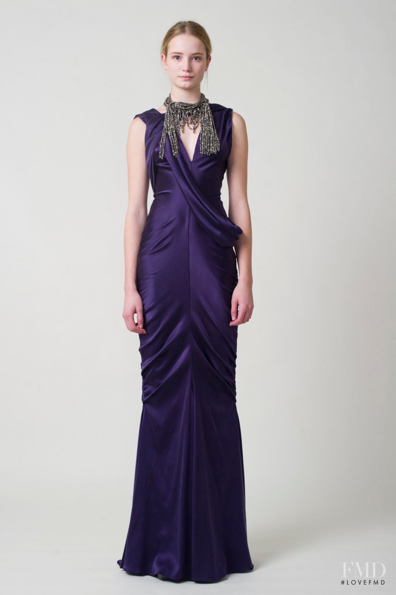 Maud Welzen featured in  the Vera Wang fashion show for Pre-Fall 2011