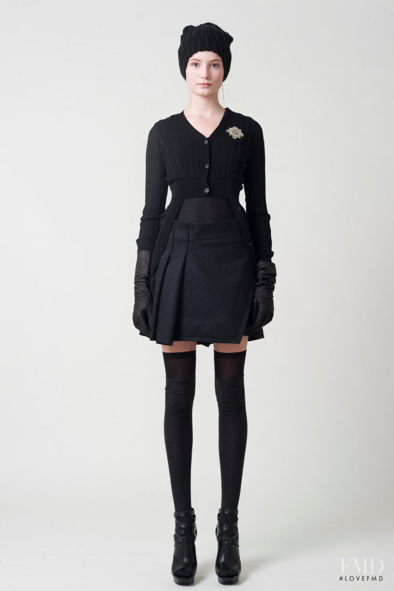 Maud Welzen featured in  the Vera Wang fashion show for Pre-Fall 2011