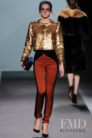 Bregje Heinen featured in  the Miguel Palacio fashion show for Autumn/Winter 2012