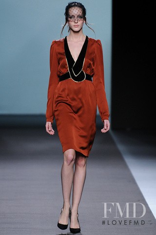 Iris Egbers featured in  the Miguel Palacio fashion show for Autumn/Winter 2012