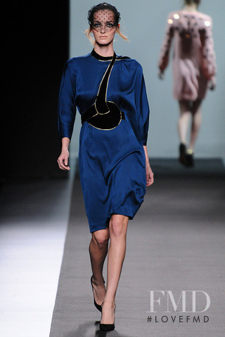 Denisa Dvorakova featured in  the Miguel Palacio fashion show for Autumn/Winter 2012