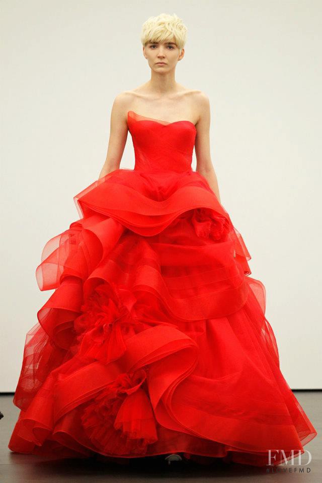 Janice Alida featured in  the Vera Wang Bridal House fashion show for Spring/Summer 2013