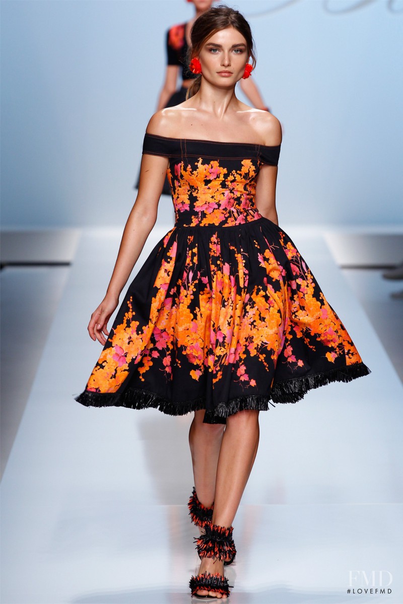 Andreea Diaconu featured in  the Blumarine fashion show for Spring/Summer 2012