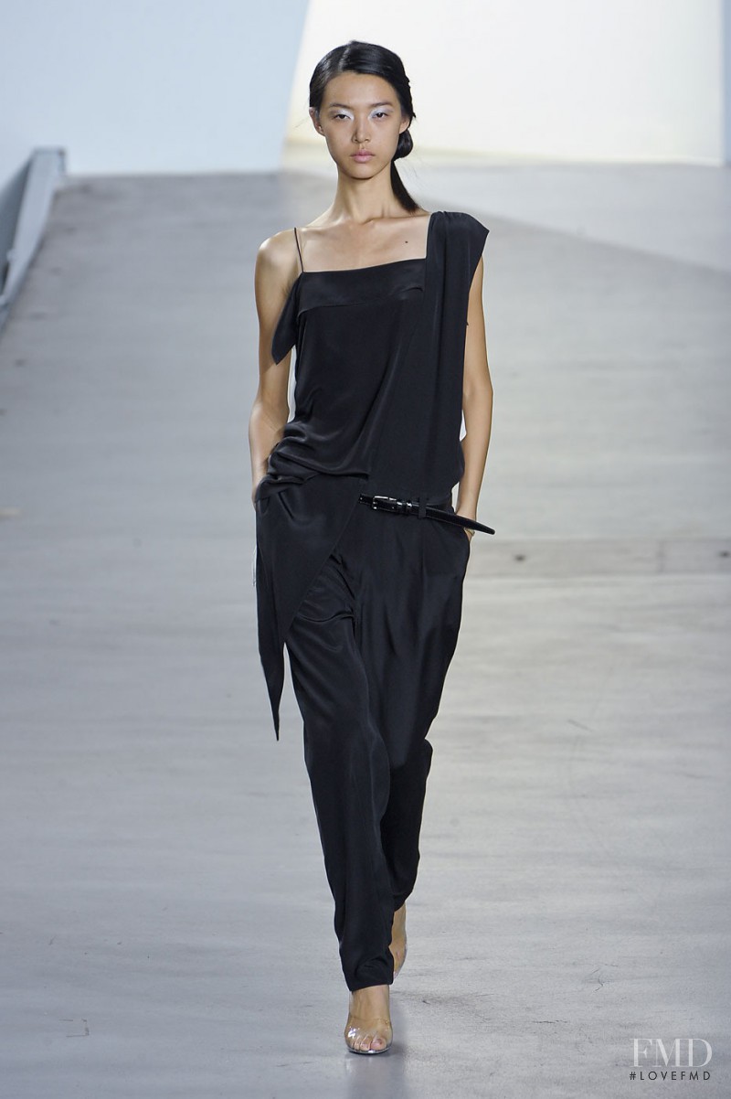 Tian Yi featured in  the 3.1 Phillip Lim fashion show for Spring/Summer 2012