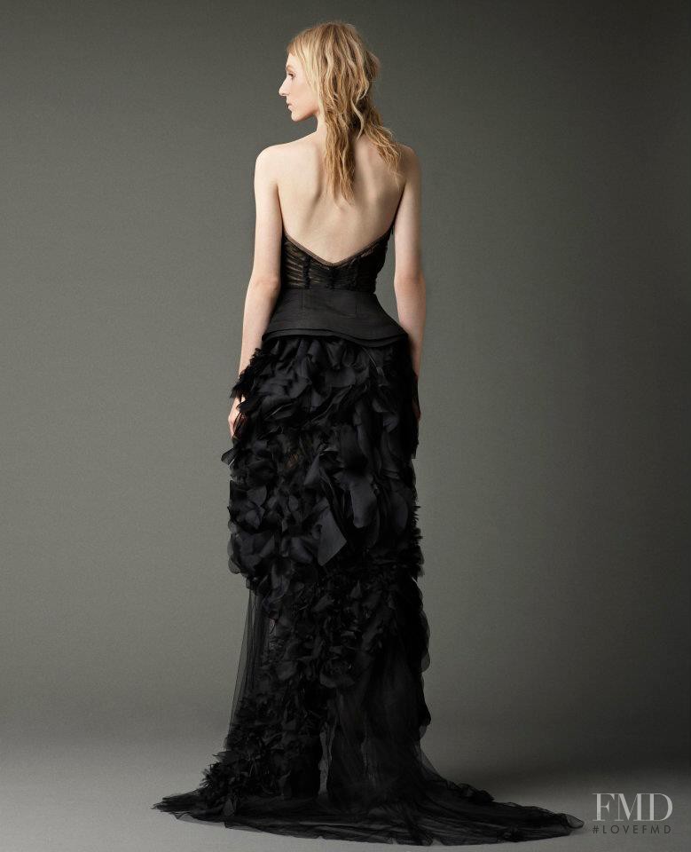 Julia Nobis featured in  the Vera Wang Bridal House lookbook for Fall 2012