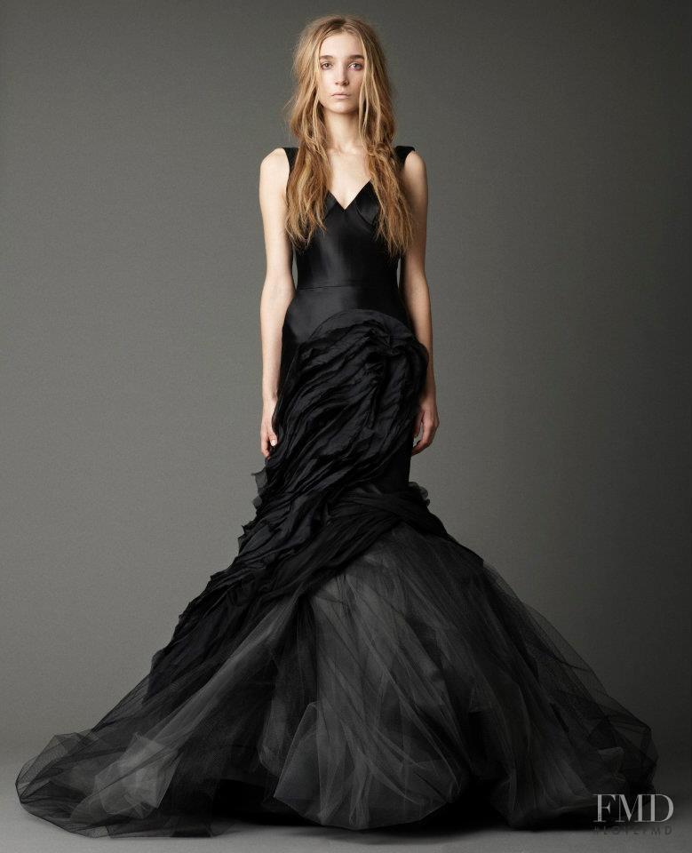 Janice Alida featured in  the Vera Wang Bridal House lookbook for Fall 2012