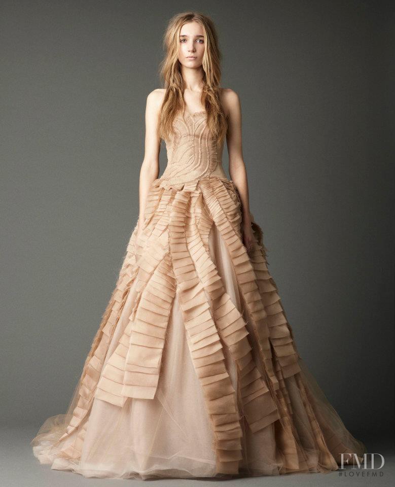 Janice Alida featured in  the Vera Wang Bridal House lookbook for Fall 2012
