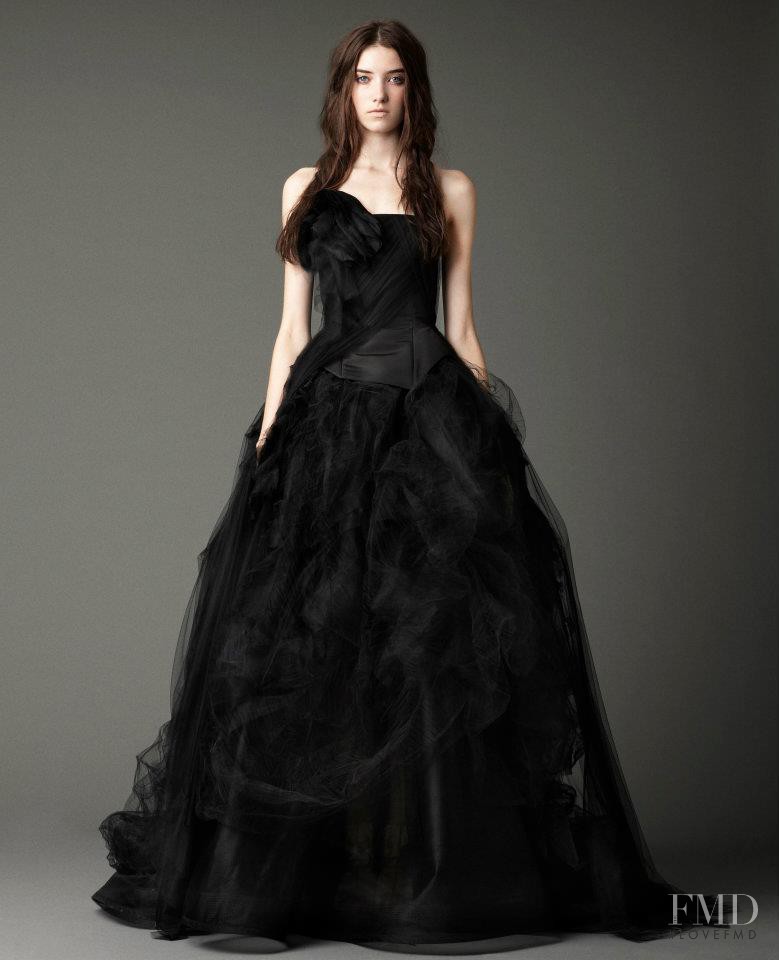 Grace Hartzel featured in  the Vera Wang Bridal House lookbook for Fall 2012