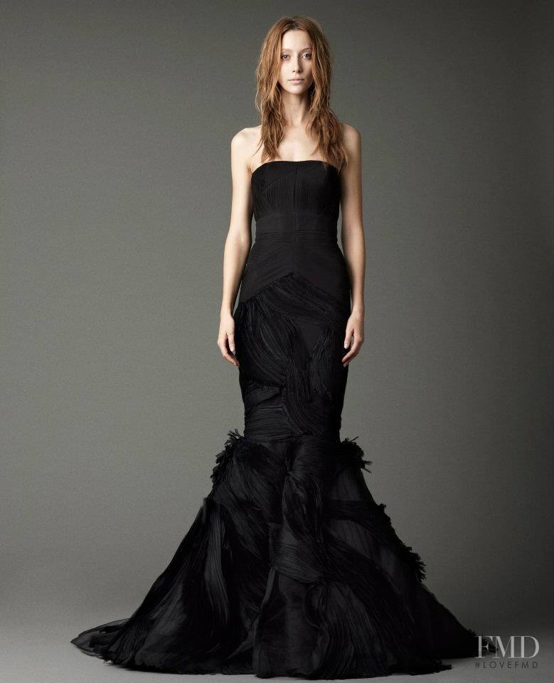 Alana Zimmer featured in  the Vera Wang Bridal House lookbook for Fall 2012