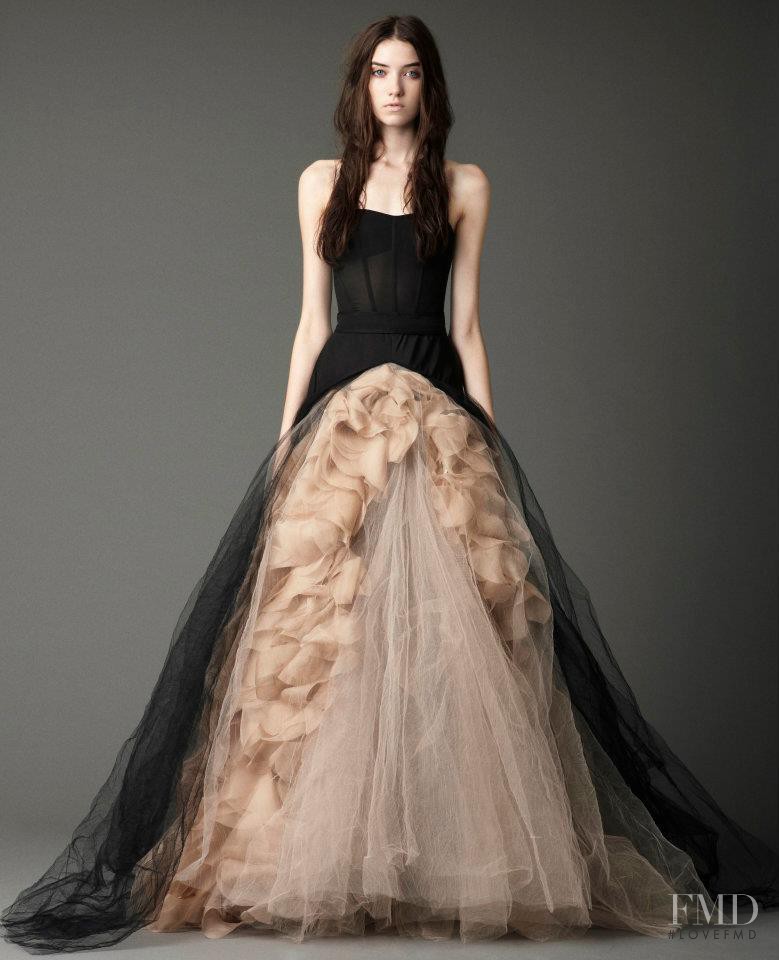 Grace Hartzel featured in  the Vera Wang Bridal House lookbook for Fall 2012