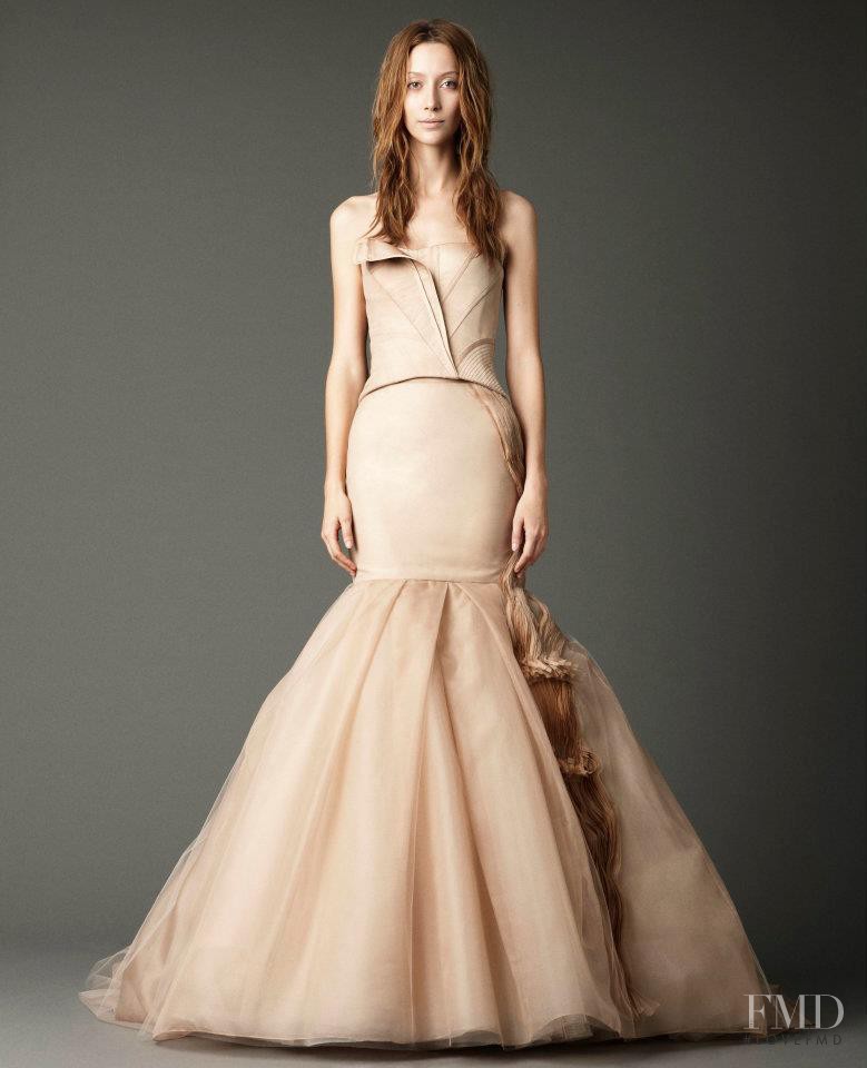 Alana Zimmer featured in  the Vera Wang Bridal House lookbook for Fall 2012