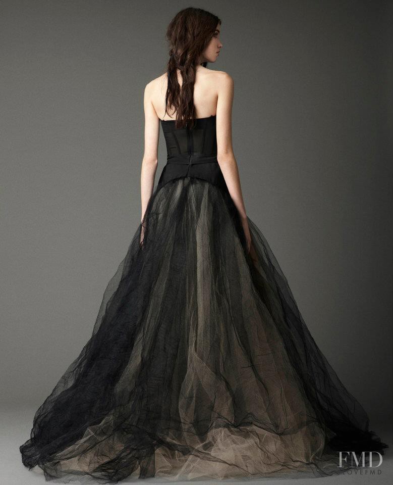 Grace Hartzel featured in  the Vera Wang Bridal House lookbook for Fall 2012