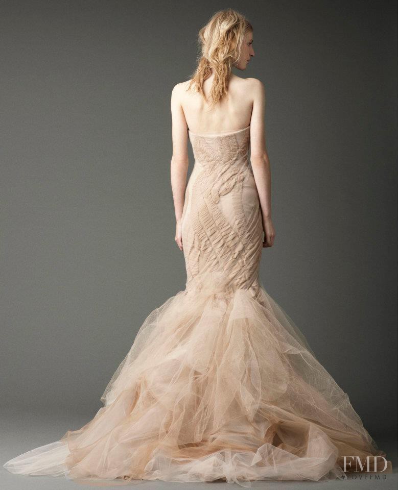 Julia Nobis featured in  the Vera Wang Bridal House lookbook for Fall 2012