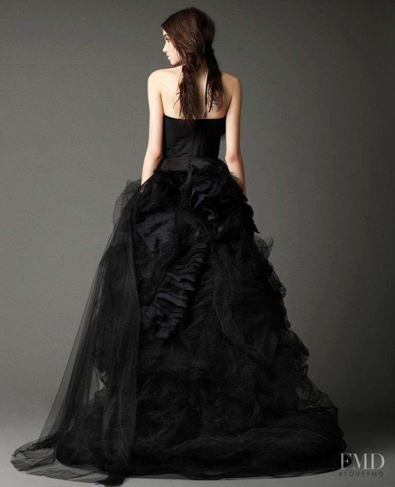 Grace Hartzel featured in  the Vera Wang Bridal House lookbook for Fall 2012