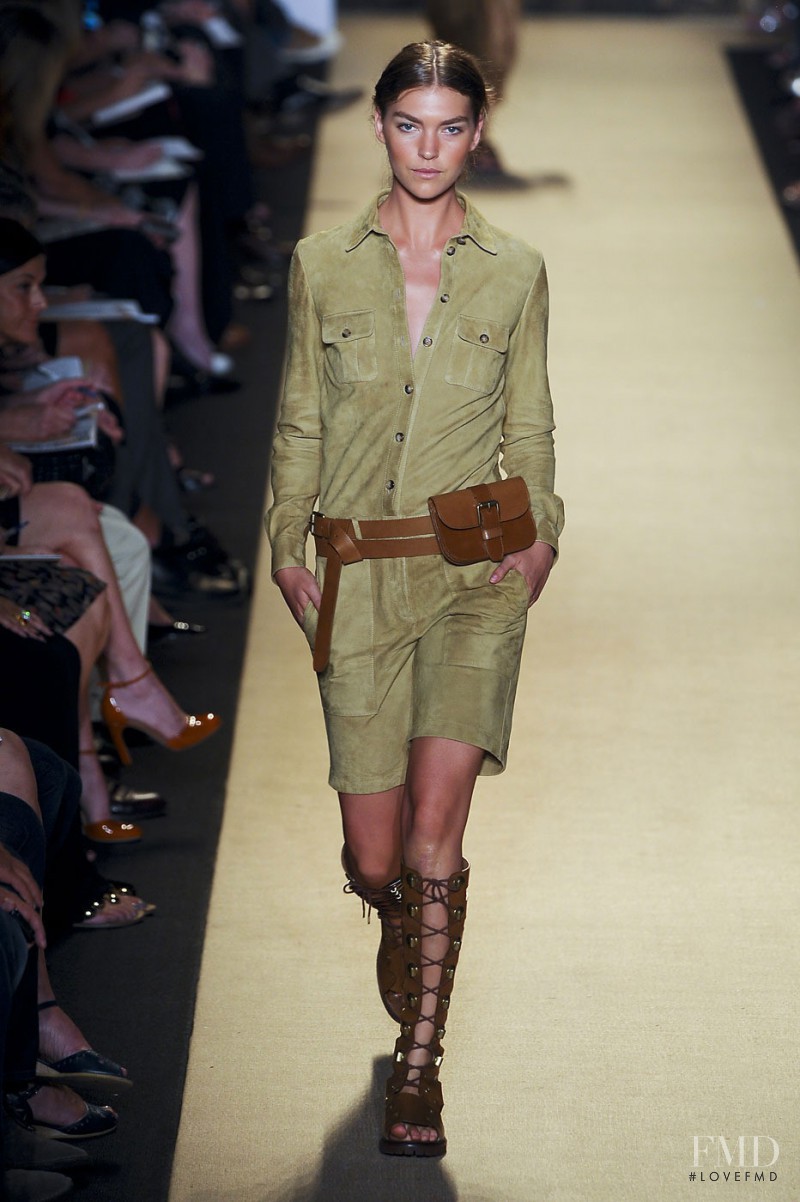 Arizona Muse featured in  the Michael Kors Collection fashion show for Spring/Summer 2012
