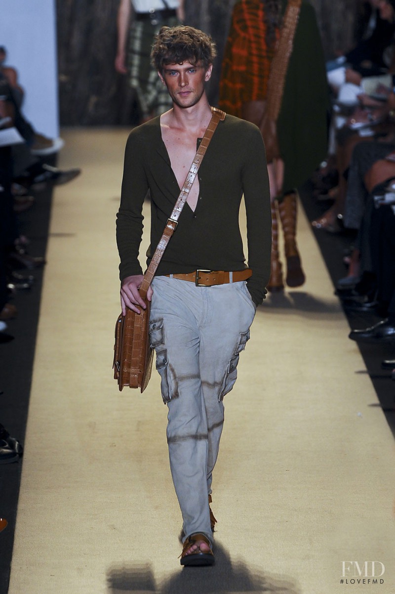 Mathias Lauridsen featured in  the Michael Kors Collection fashion show for Spring/Summer 2012