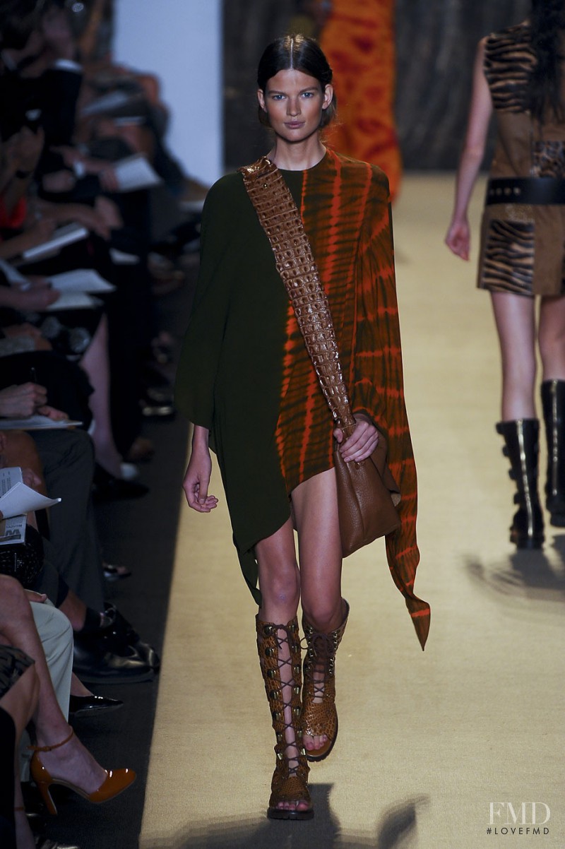 Bette Franke featured in  the Michael Kors Collection fashion show for Spring/Summer 2012