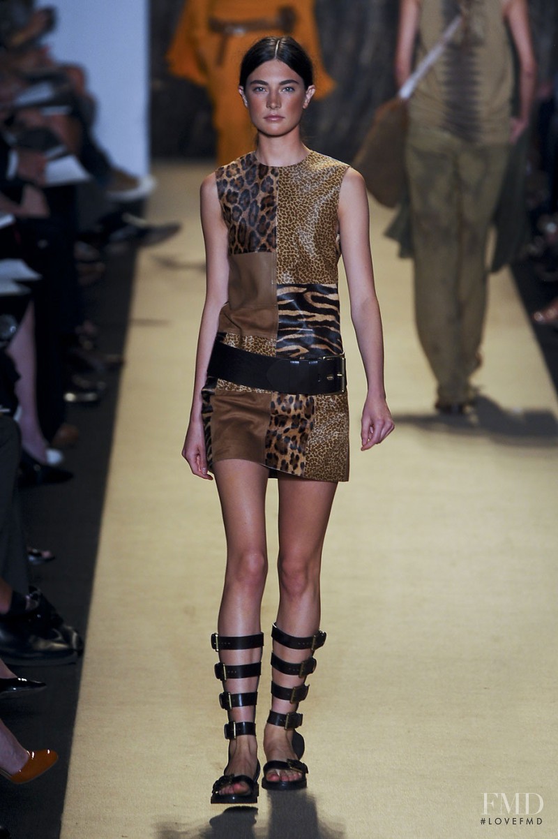 Jacquelyn Jablonski featured in  the Michael Kors Collection fashion show for Spring/Summer 2012