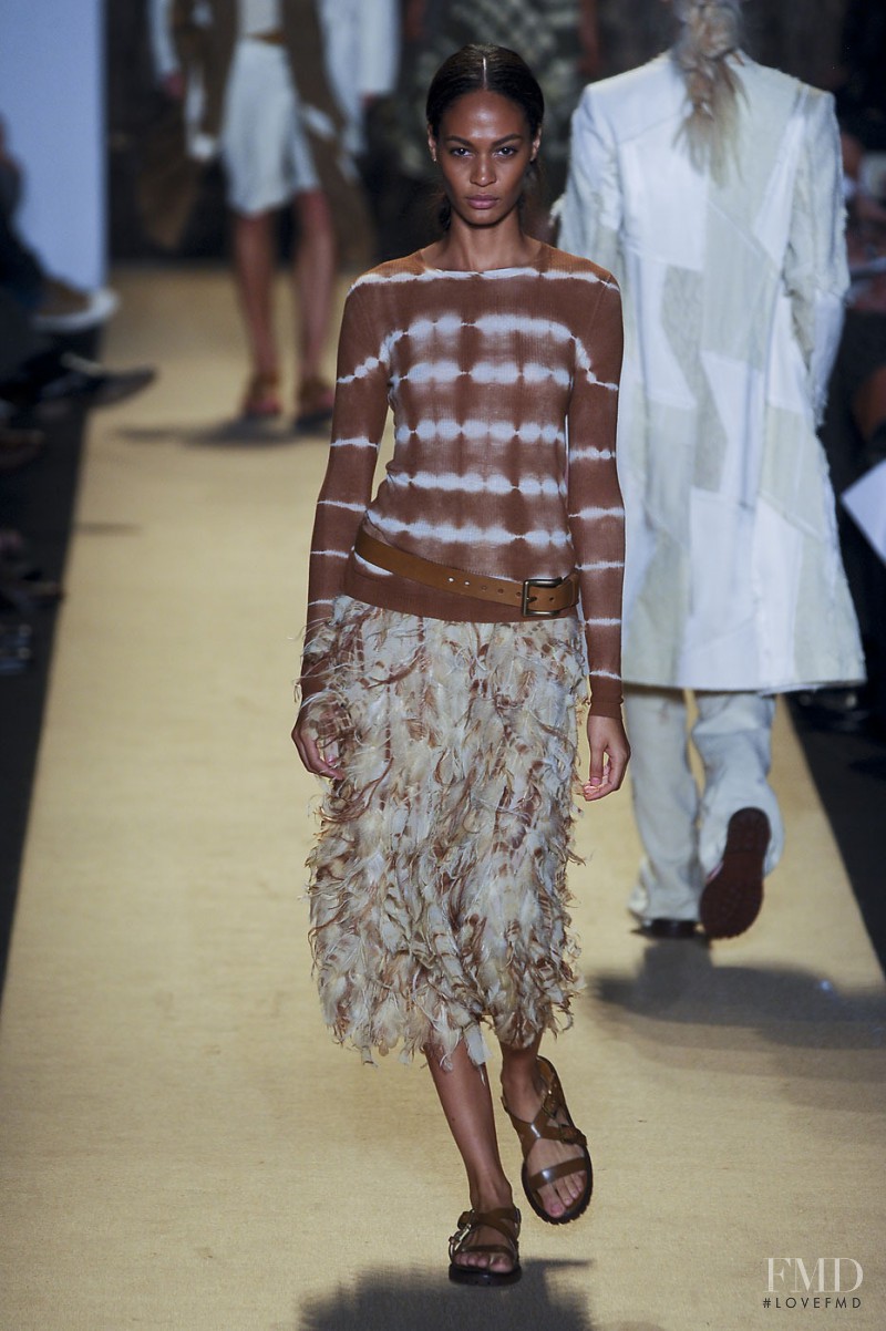 Joan Smalls featured in  the Michael Kors Collection fashion show for Spring/Summer 2012