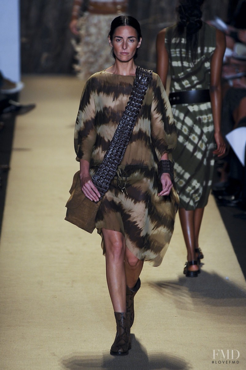 Danielle Zinaich featured in  the Michael Kors Collection fashion show for Spring/Summer 2012