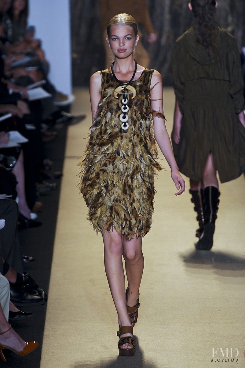 Daphne Groeneveld featured in  the Michael Kors Collection fashion show for Spring/Summer 2012