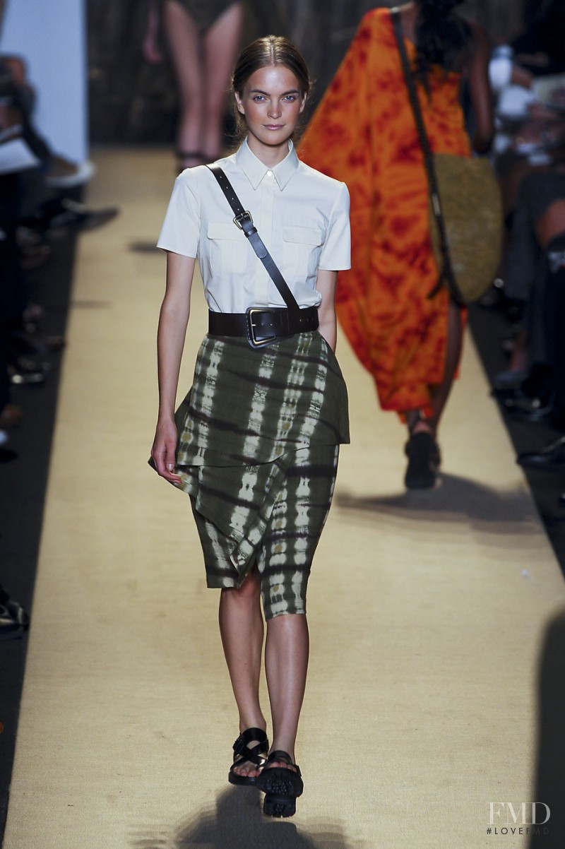 Mirte Maas featured in  the Michael Kors Collection fashion show for Spring/Summer 2012