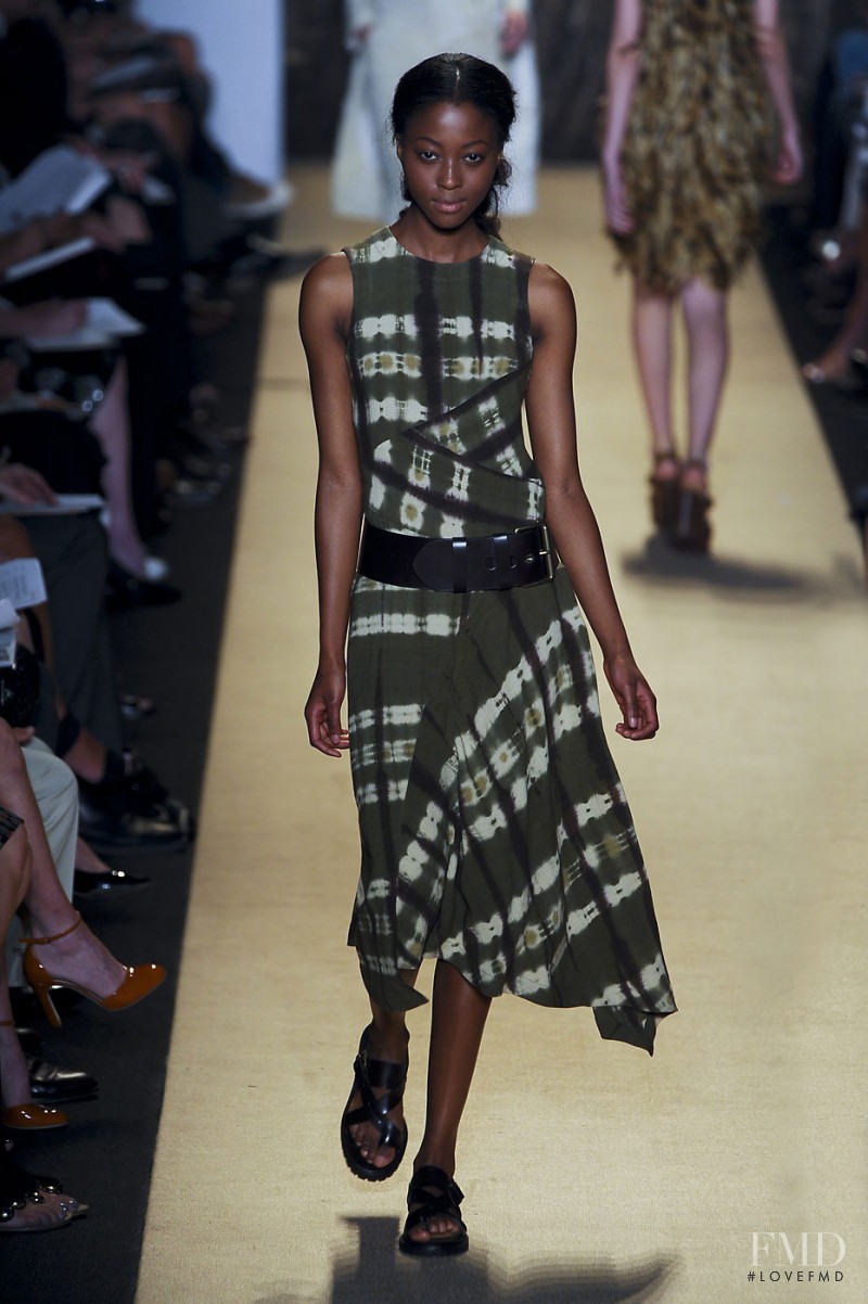 Nyasha Matonhodze featured in  the Michael Kors Collection fashion show for Spring/Summer 2012