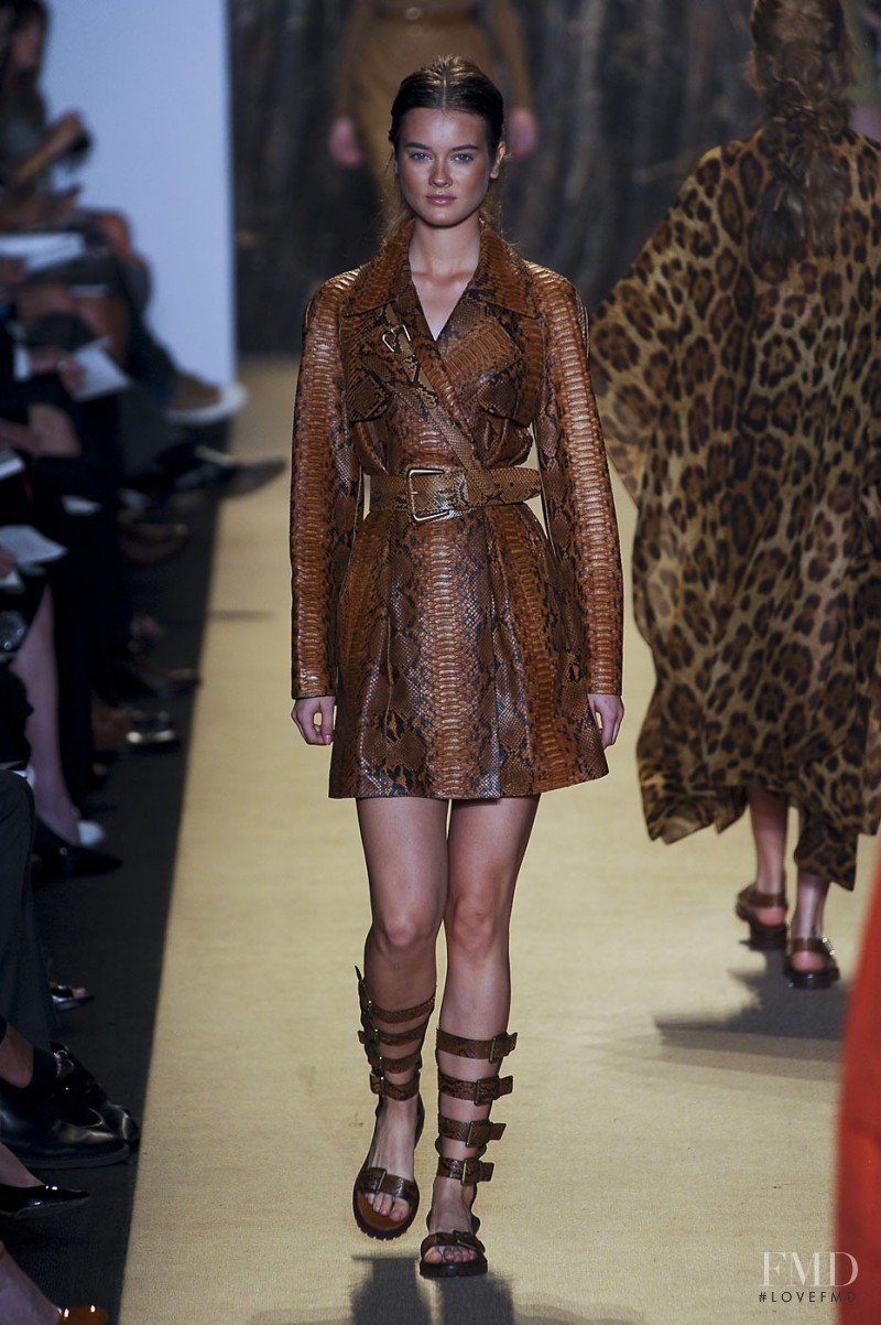 Monika Jagaciak featured in  the Michael Kors Collection fashion show for Spring/Summer 2012