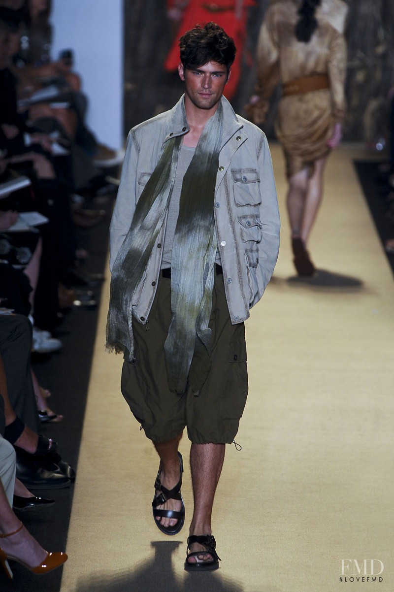 Sean OPry featured in  the Michael Kors Collection fashion show for Spring/Summer 2012