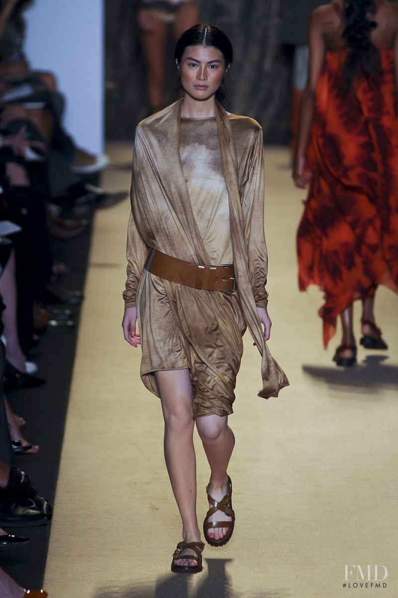 Sui He featured in  the Michael Kors Collection fashion show for Spring/Summer 2012