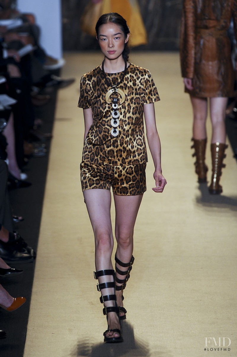 Fei Fei Sun featured in  the Michael Kors Collection fashion show for Spring/Summer 2012