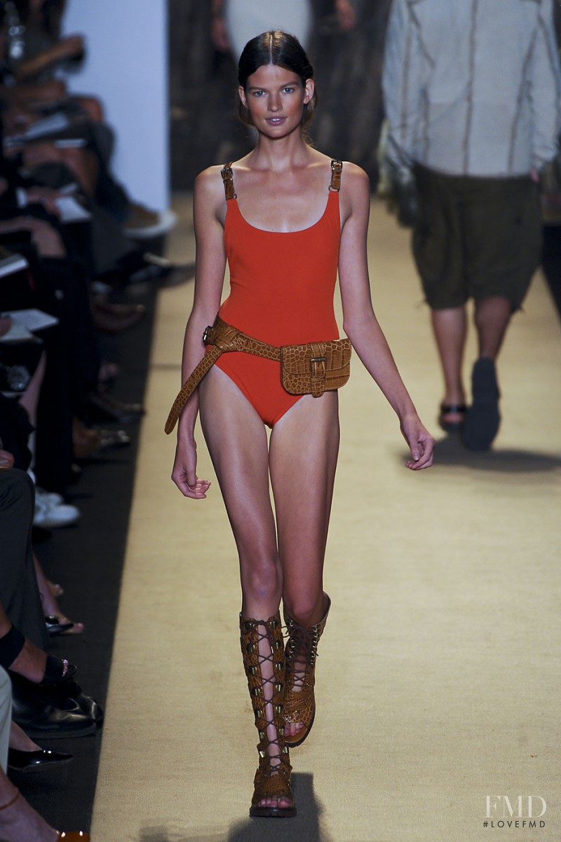 Bette Franke featured in  the Michael Kors Collection fashion show for Spring/Summer 2012