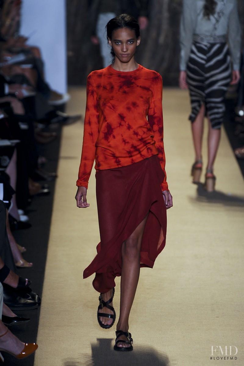Cora Emmanuel featured in  the Michael Kors Collection fashion show for Spring/Summer 2012