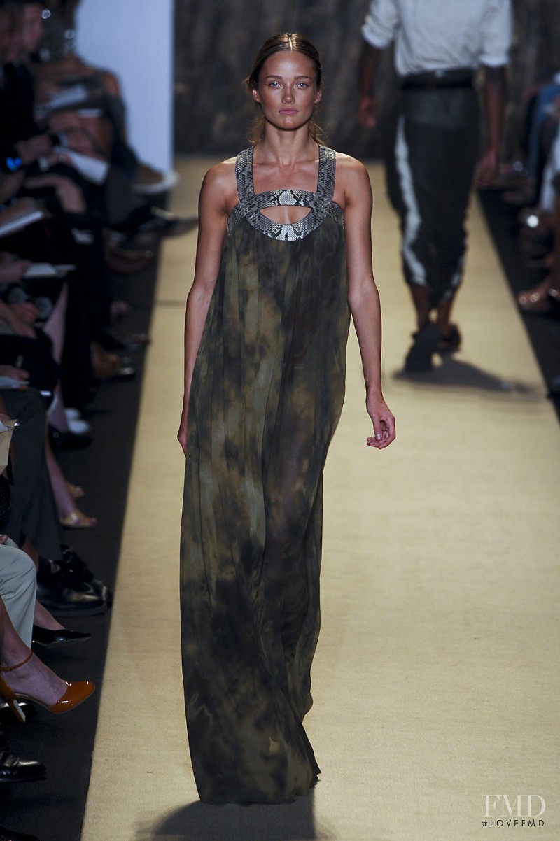 Karmen Pedaru featured in  the Michael Kors Collection fashion show for Spring/Summer 2012