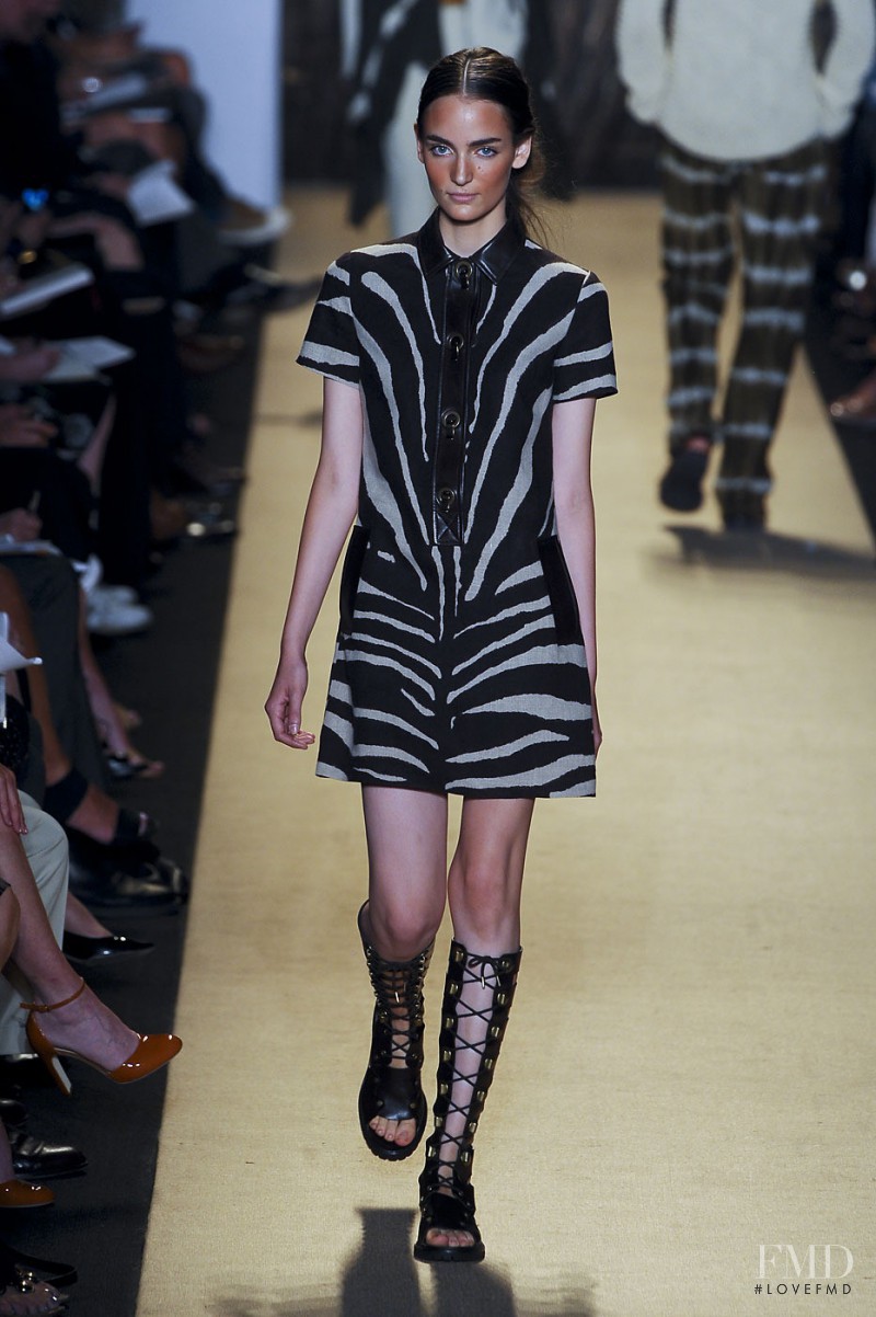 Zuzanna Bijoch featured in  the Michael Kors Collection fashion show for Spring/Summer 2012