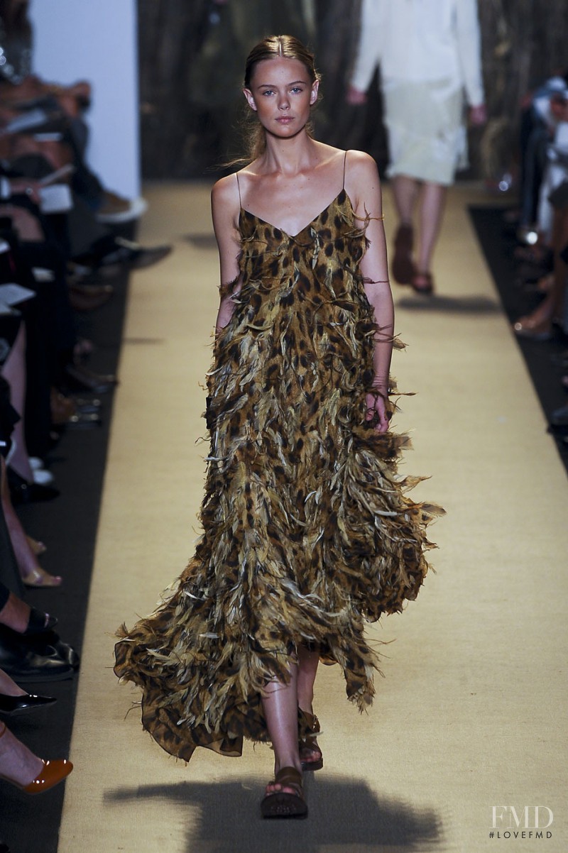 Frida Gustavsson featured in  the Michael Kors Collection fashion show for Spring/Summer 2012