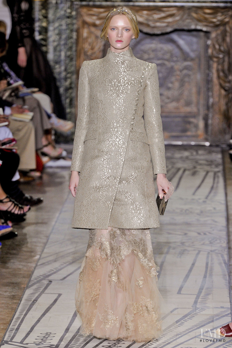 Daria Strokous featured in  the Valentino Couture fashion show for Autumn/Winter 2011