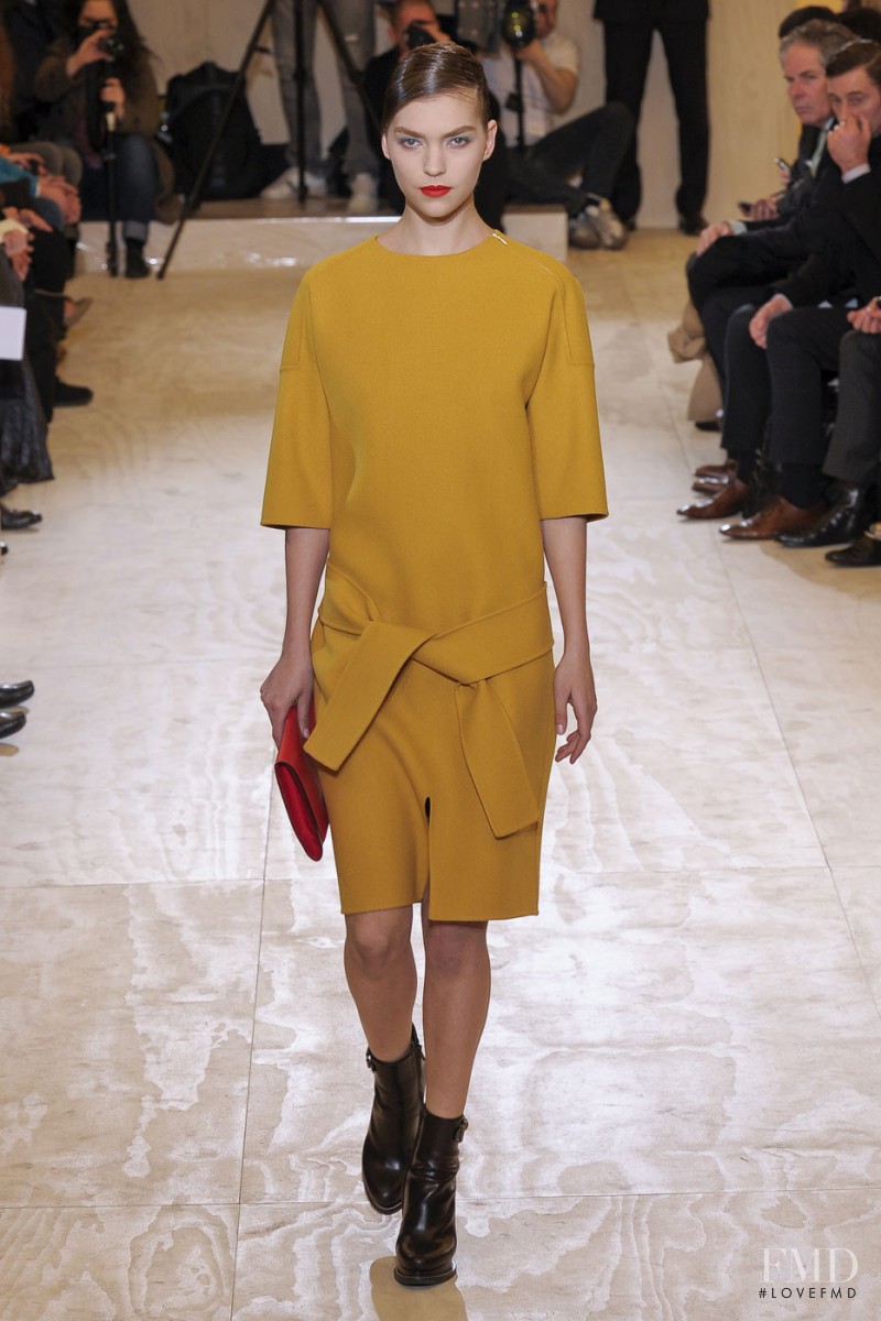 Arizona Muse featured in  the Jil Sander fashion show for Autumn/Winter 2011