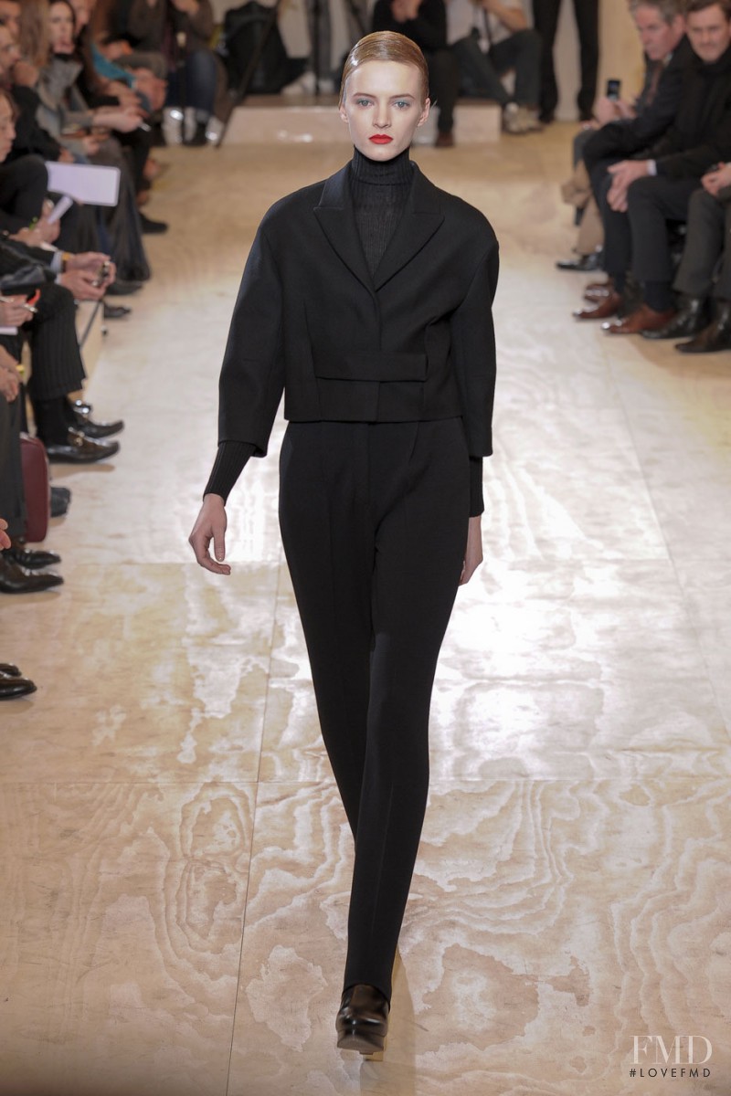 Daria Strokous featured in  the Jil Sander fashion show for Autumn/Winter 2011