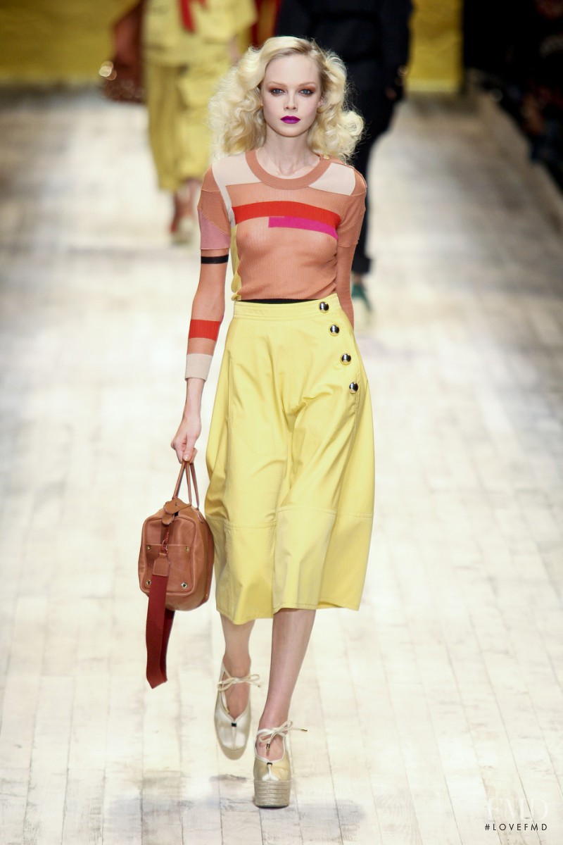 Siri Tollerod featured in  the Sonia Rykiel fashion show for Spring/Summer 2011