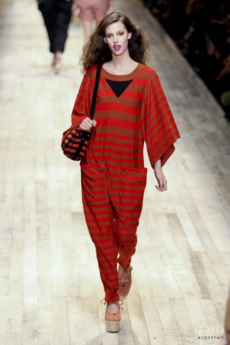 Ruby Aldridge featured in  the Sonia Rykiel fashion show for Spring/Summer 2011