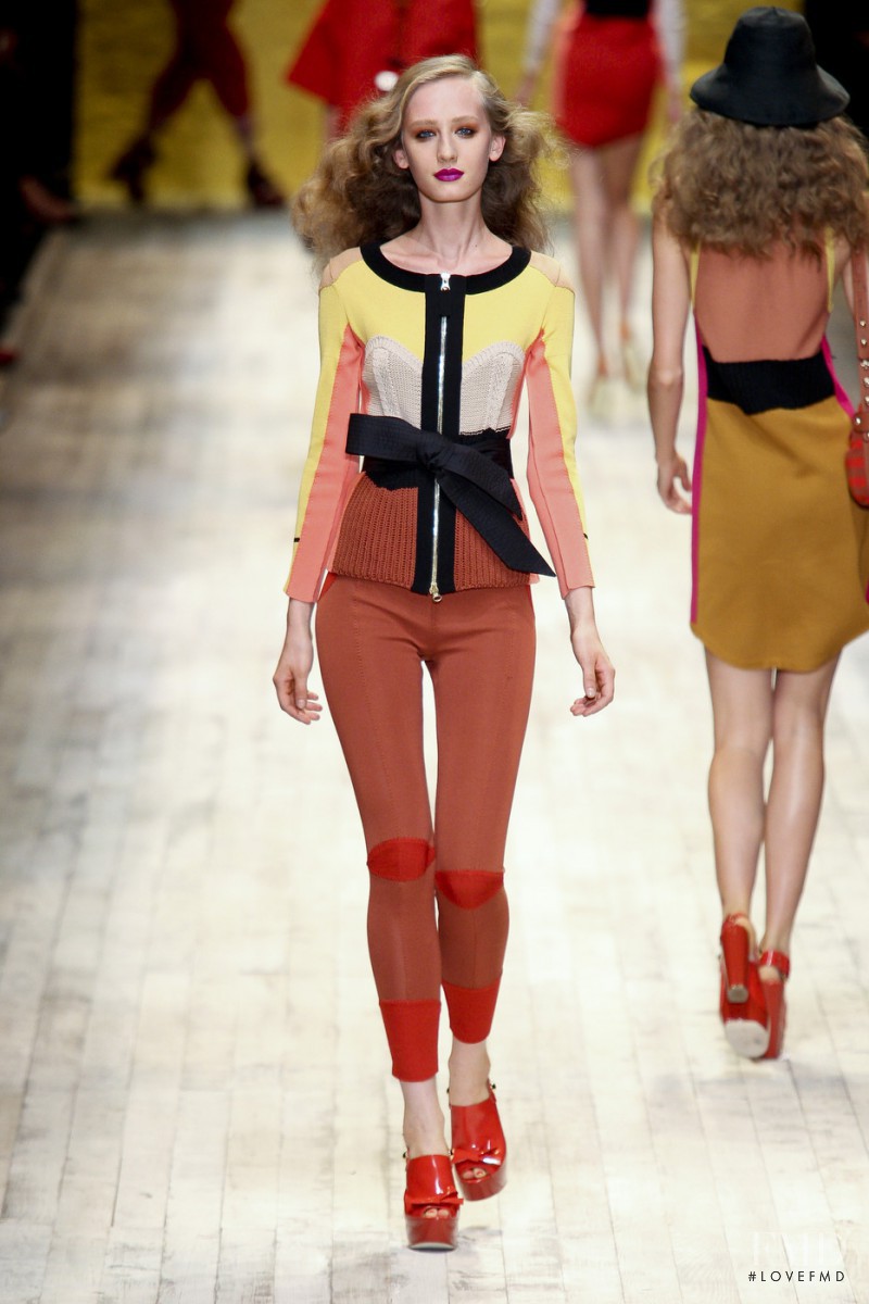 Kasia Wrobel featured in  the Sonia Rykiel fashion show for Spring/Summer 2011