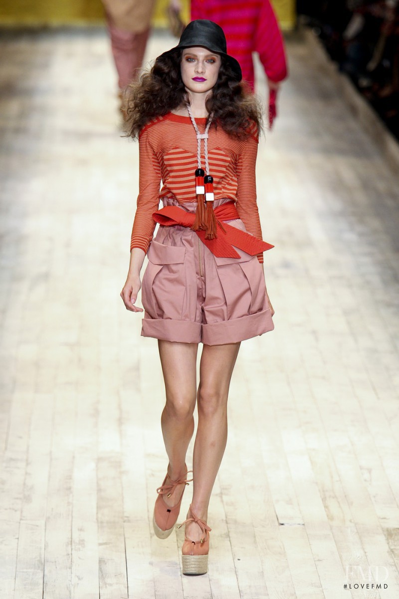 Jacquelyn Jablonski featured in  the Sonia Rykiel fashion show for Spring/Summer 2011