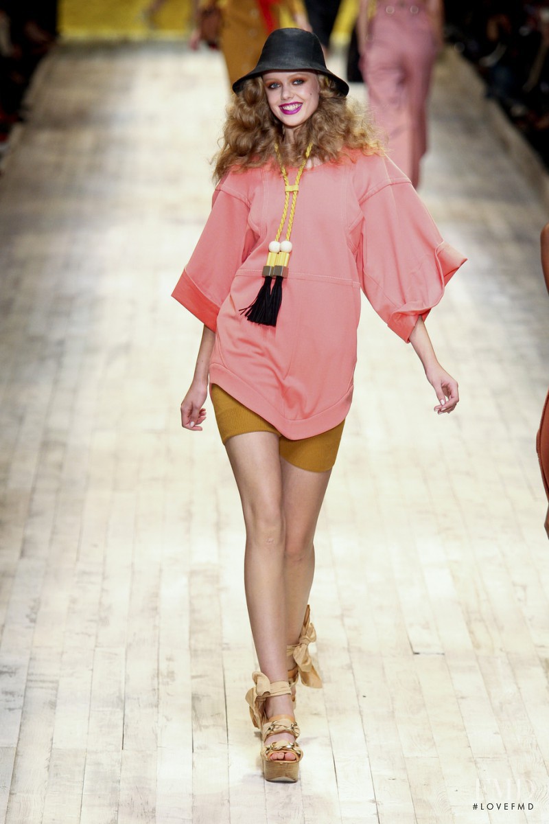 Frida Gustavsson featured in  the Sonia Rykiel fashion show for Spring/Summer 2011