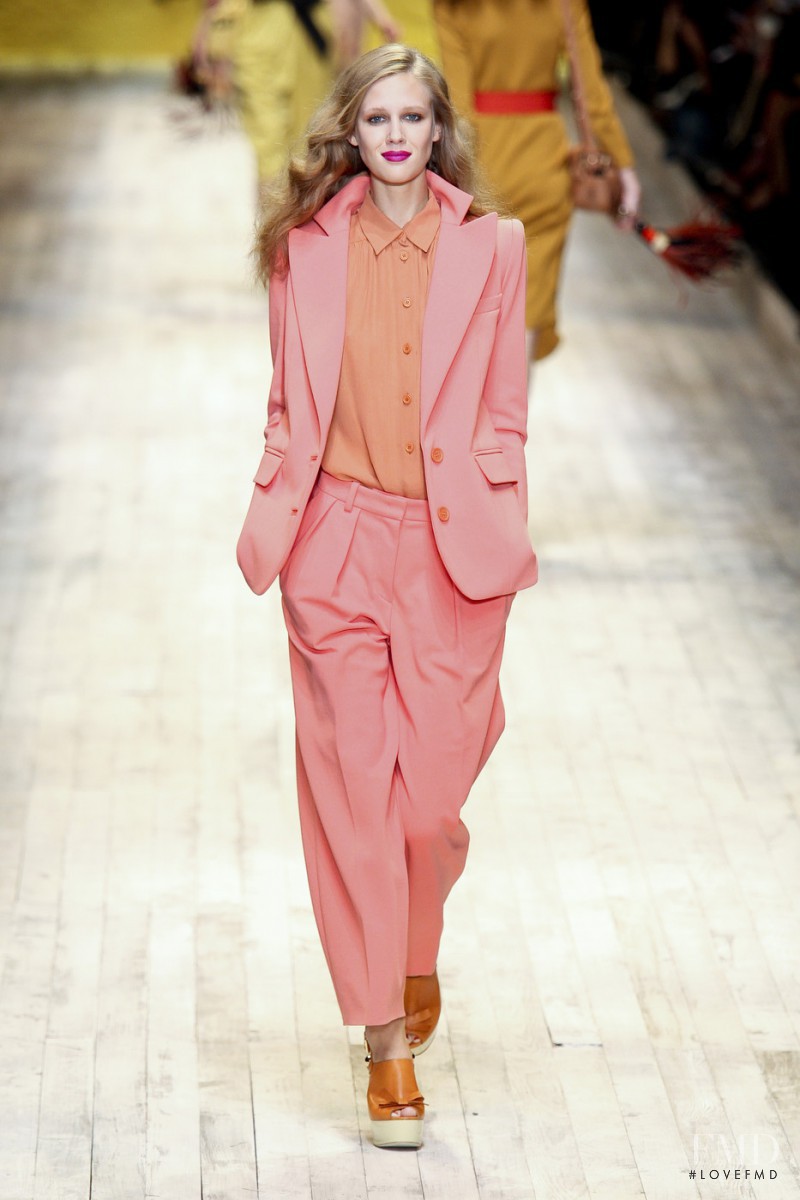Marike Le Roux featured in  the Sonia Rykiel fashion show for Spring/Summer 2011