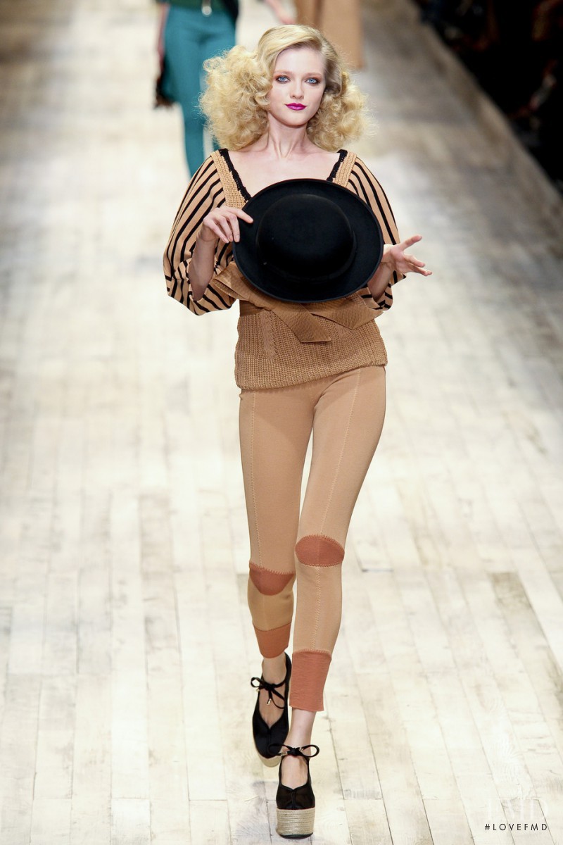 Vlada Roslyakova featured in  the Sonia Rykiel fashion show for Spring/Summer 2011