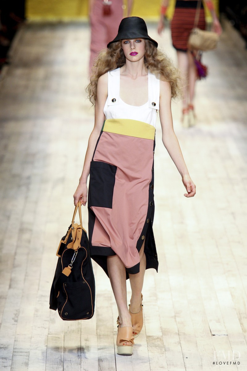 Edie Campbell featured in  the Sonia Rykiel fashion show for Spring/Summer 2011