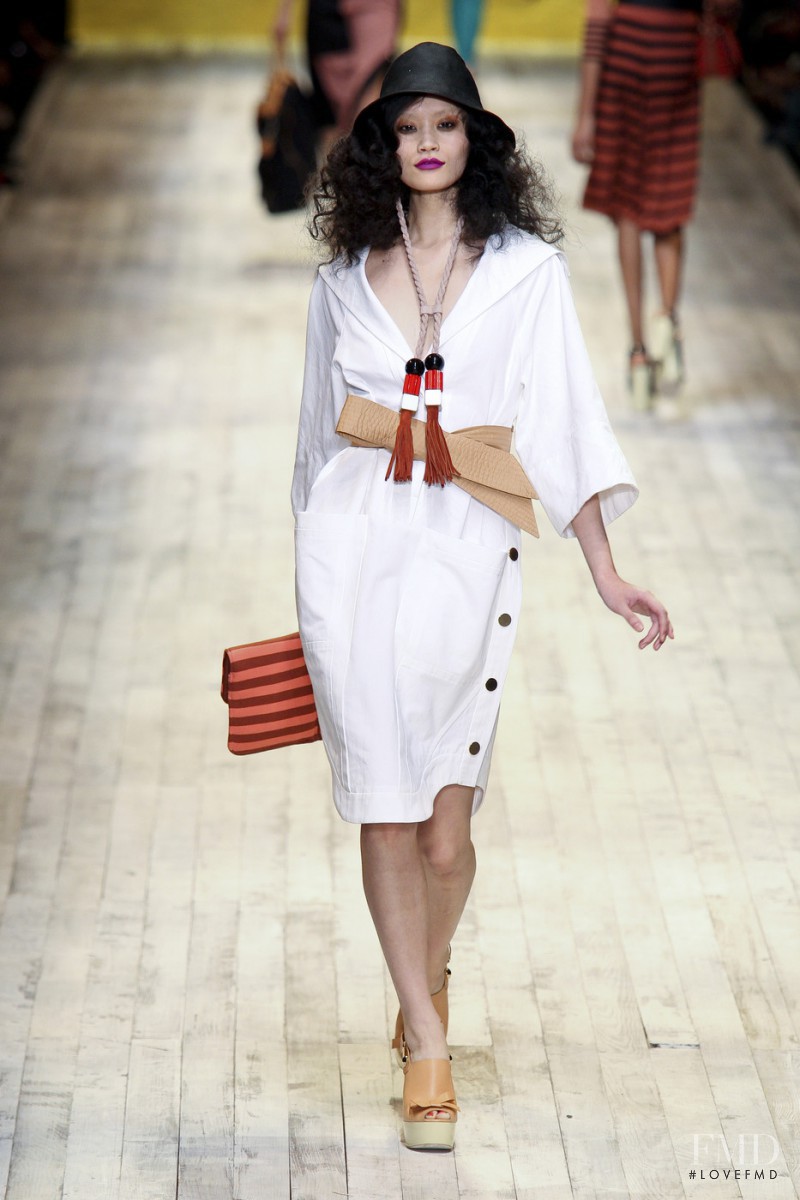 Ming Xi featured in  the Sonia Rykiel fashion show for Spring/Summer 2011