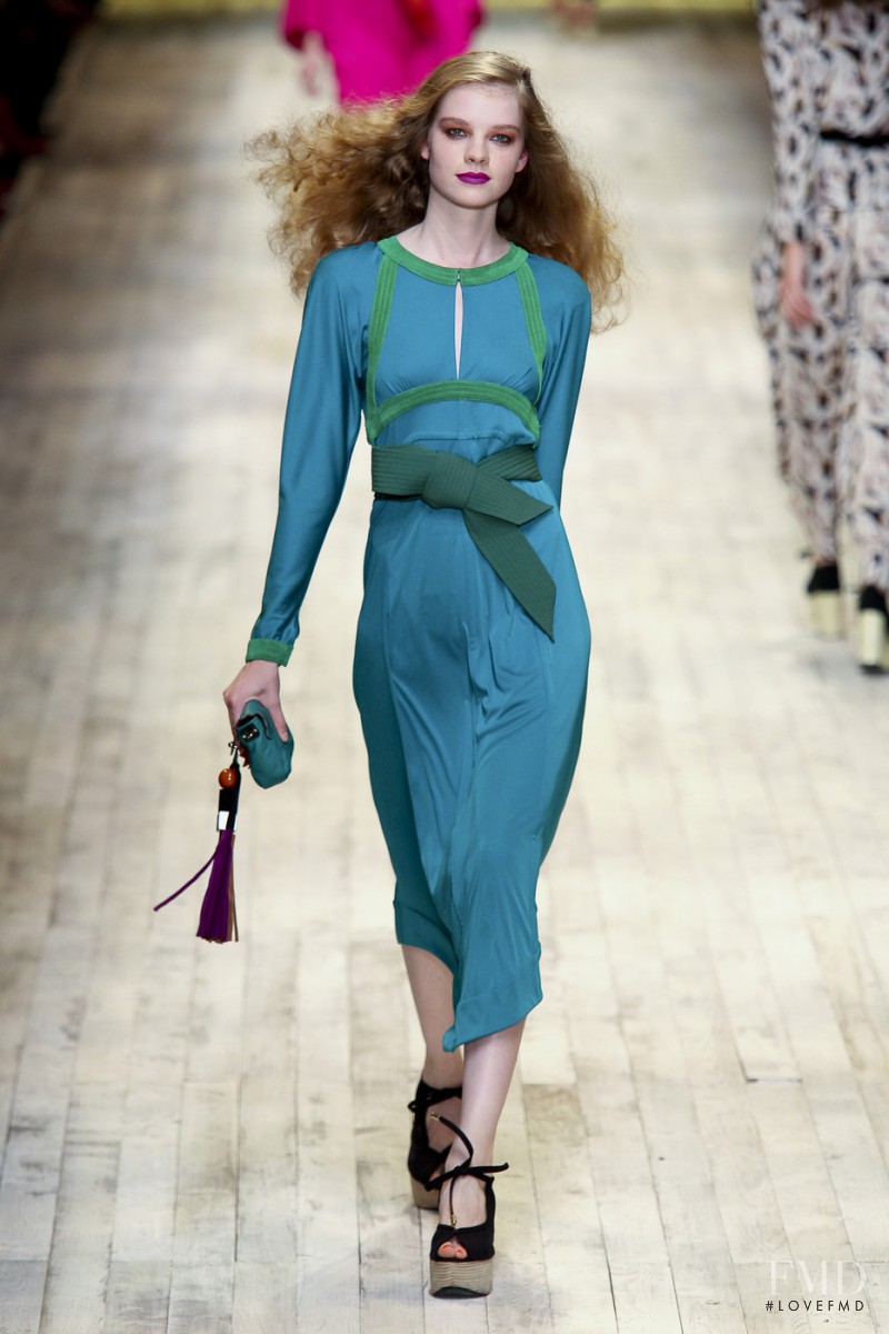 Gwen Loos featured in  the Sonia Rykiel fashion show for Spring/Summer 2011